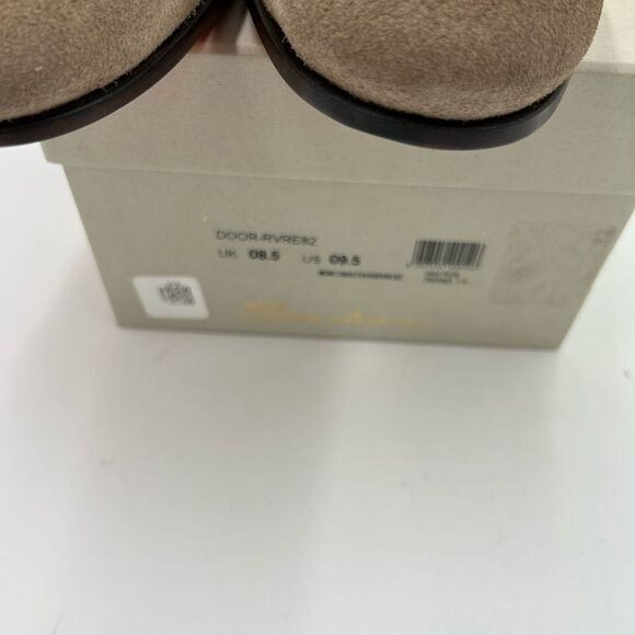 Men’s Santoni Carlos suede Penny loafer size 9.5 made in Italy cobbler soles - Picture 5 of 9